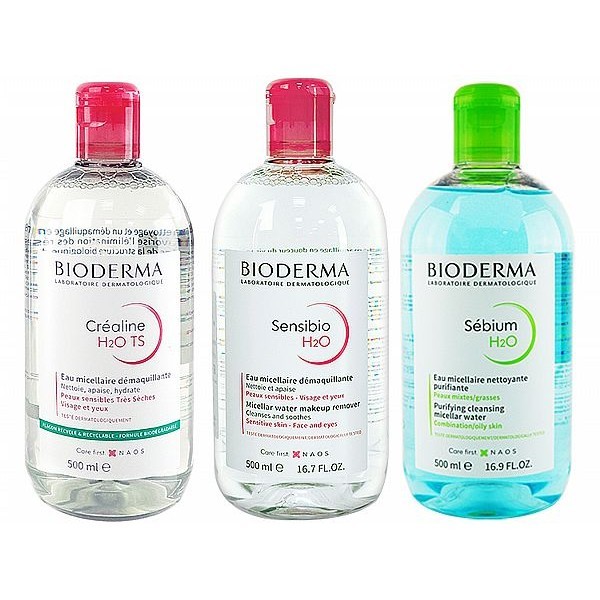 BIODERMA 高效潔膚液(500ml) 敏感肌／控油平衡(原淨研)／TS-加強保濕款式可選【小三美日】D645851