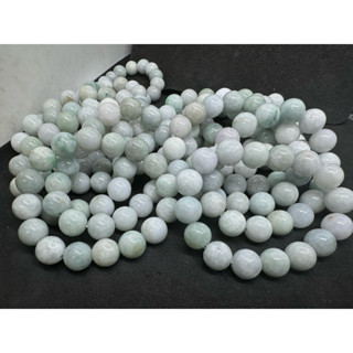 D9857 天然緬甸玉原礦 緬甸玉A貨 翡翠 直徑12.8mm 手鍊 手珠 手串