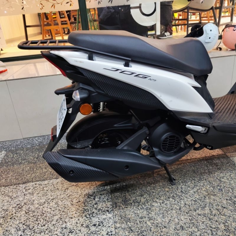 YAMAHA JOG125 RS-NEO直上要拆扶手機車後架 漢堡箱架 外送架 LSA125 摩托車後鐵架(台中一中街)