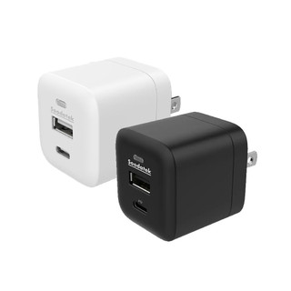 Soodatek 25W USB-A+USB-C 雙孔 PD快充充電器(SHC1U1-PC25WH)