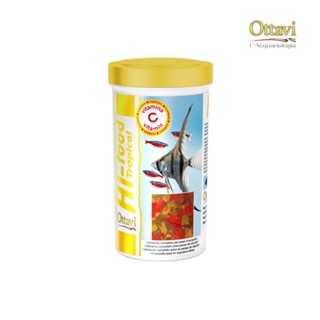 Ottavi 歐特 熱帶魚漂浮薄片魚飼料 100ml 250ml 1200ml 觀賞魚 含維生素A D3 義大利原裝進口