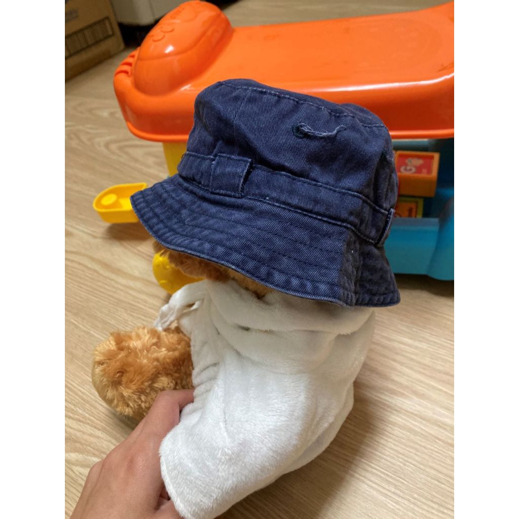 GYMBOREE 健寶園 嬰兒漁夫帽 深藍色 0-3M