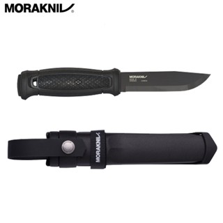 【MORAKNIV 瑞典】全龍骨直刀-黑(塑膠護套) 13147 黑 Garberg Black 不鏽鋼直刀 求生 探險