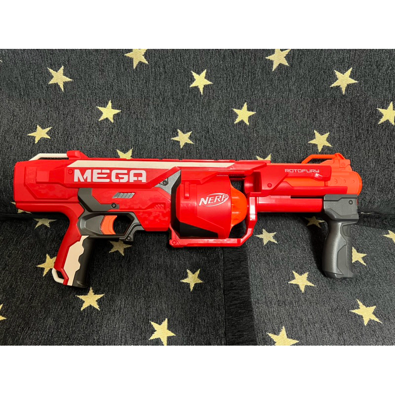 NERF MEGA ROTOFURY 巨彈系列 美版 橘機