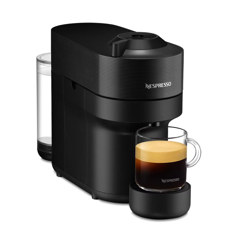 【全新免運】Nespresso 臻選厚萃Vertuo POP膠囊咖啡機 午夜黑 附12顆咖啡膠囊體驗組