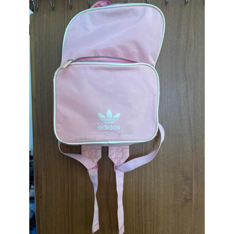 ［二手］Adidas粉紅色後背包