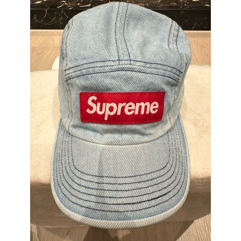 全新Supreme 2022 F/W 秋冬 Denim Camp Cap 丹寧 帽子