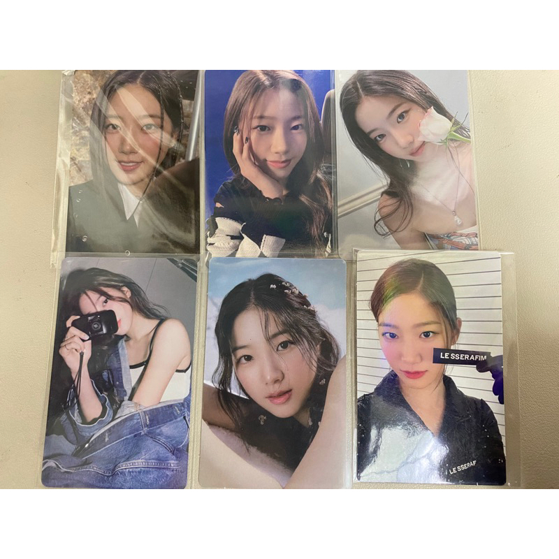 現貨 LE SSERAFIM 中村一葉 特典 一葉 小卡 WEVERSE FEARLESS ANTIFRAGILE 絕版