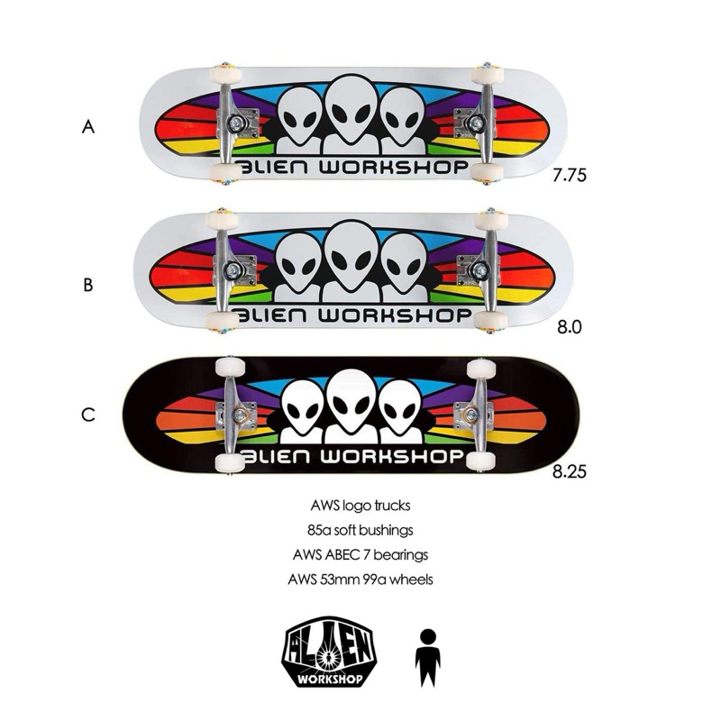Alien Workshop Complete Skateboard 整組滑板