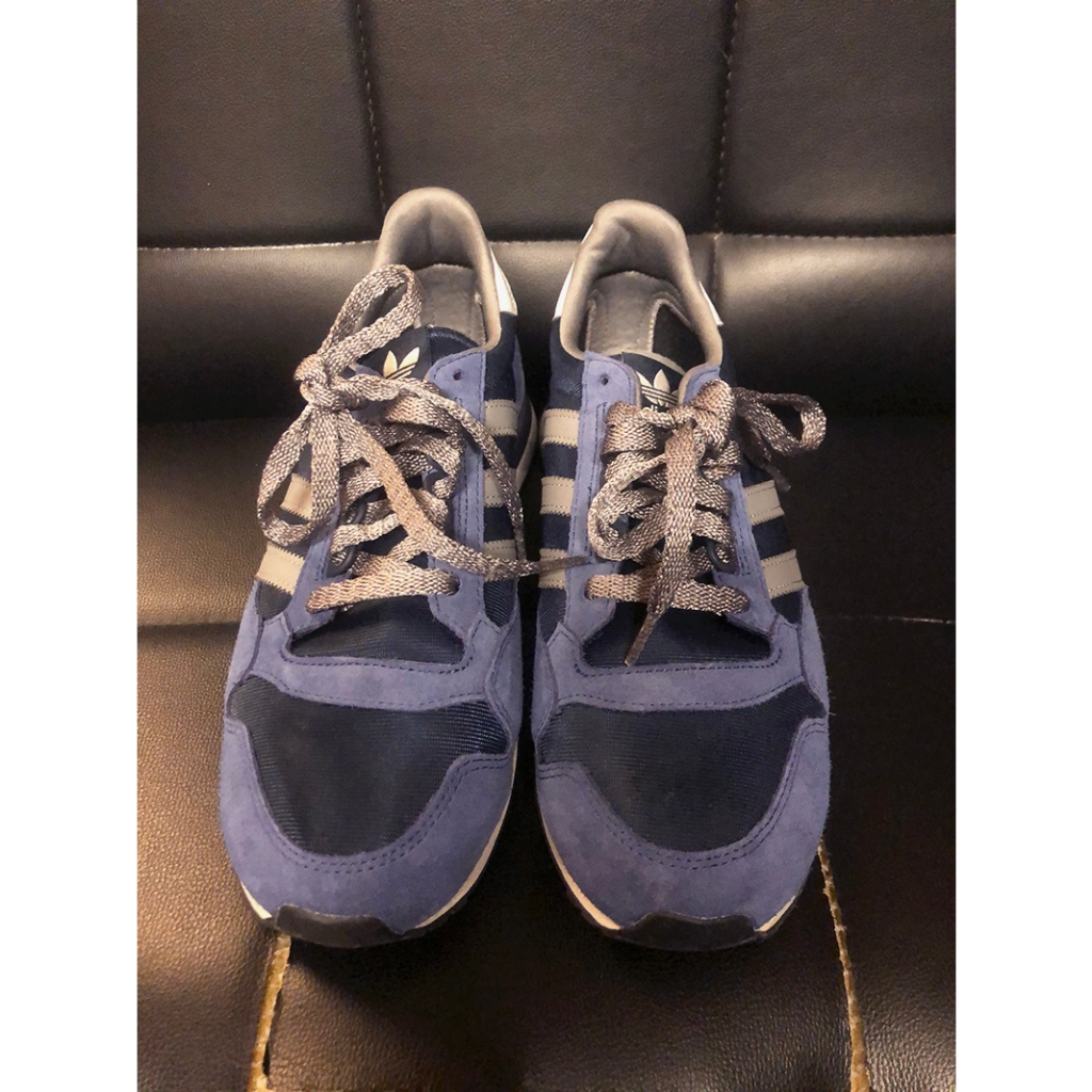 愛迪達ADIDAS ZX500 藍灰色 日本購入 SIZE: 27.5 慢跑休閒鞋