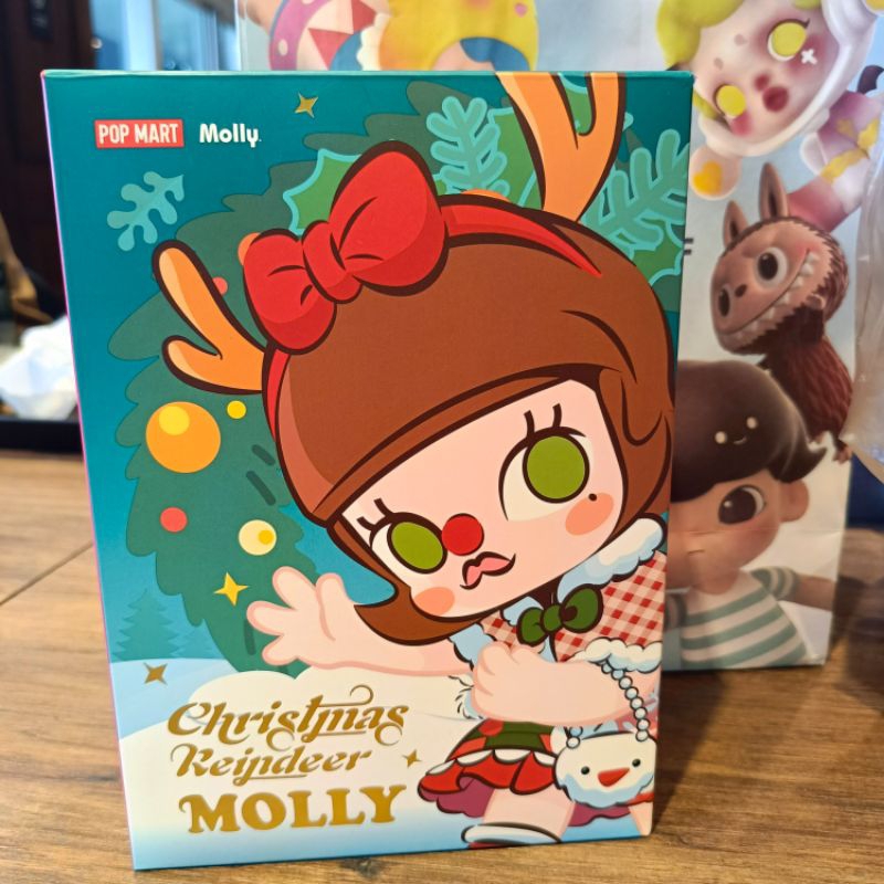 【可交換/現貨】Molly 聖誕馴鹿可動人偶 大娃 BJD 泡泡瑪特 麋鹿