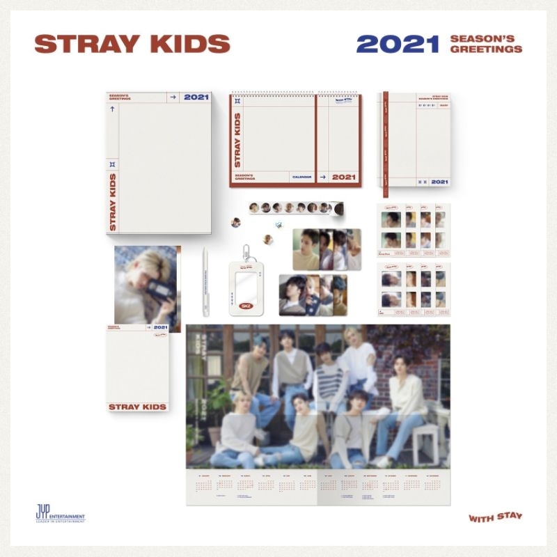 Stray Kids SKZ 2021年曆 2022年曆 2023年曆