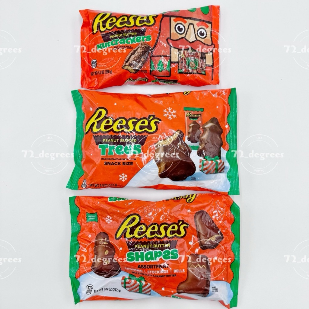 🔺5/31即期特惠 ✈️72_degrees 現貨 美國 Reese’s 花生醬巧克力  造型巧克力 獨立小包裝