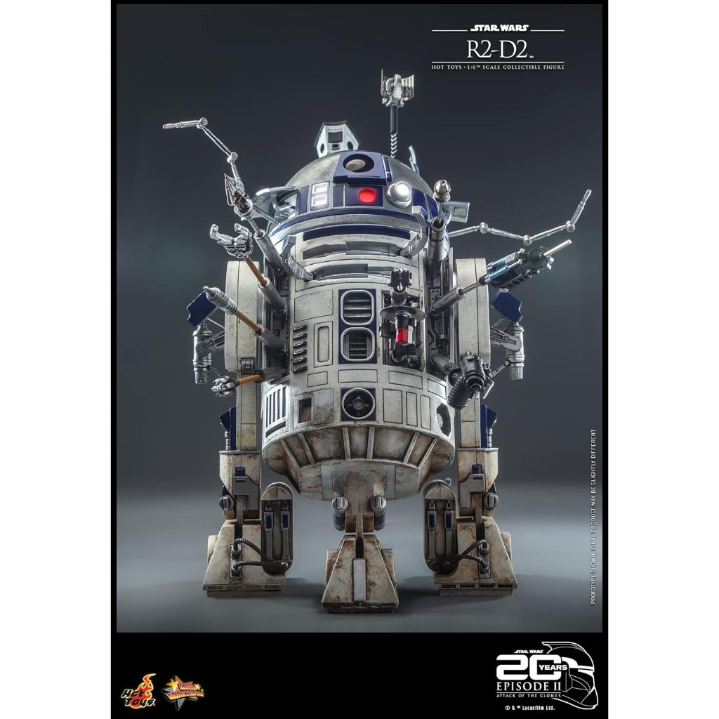 八田元氣:(日版)全新Hot Toys1/6 MMS651Star Wars 星際大戰二部曲複製人全面進攻 R2-D2