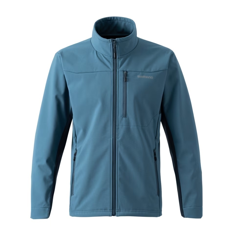 SHIMANO WJ-030W 藍綠色 防風保暖外套 軟殼外套 防風外套 夾克 釣魚 登山 戶外