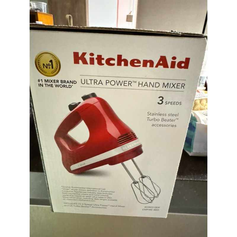 KitchenAid 手持攪拌機3速 烘焙新手最佳玩伴