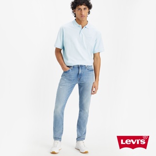 Levis 男款 牛仔褲 512 上寬下窄 修身窄管 精工淺藍刷色水洗 28833-1206