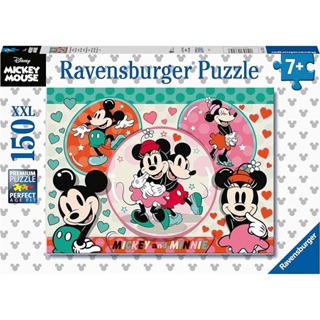 德國Ravensburger 維寶拼圖 夢中情侶米奇米妮(150P) RV13325