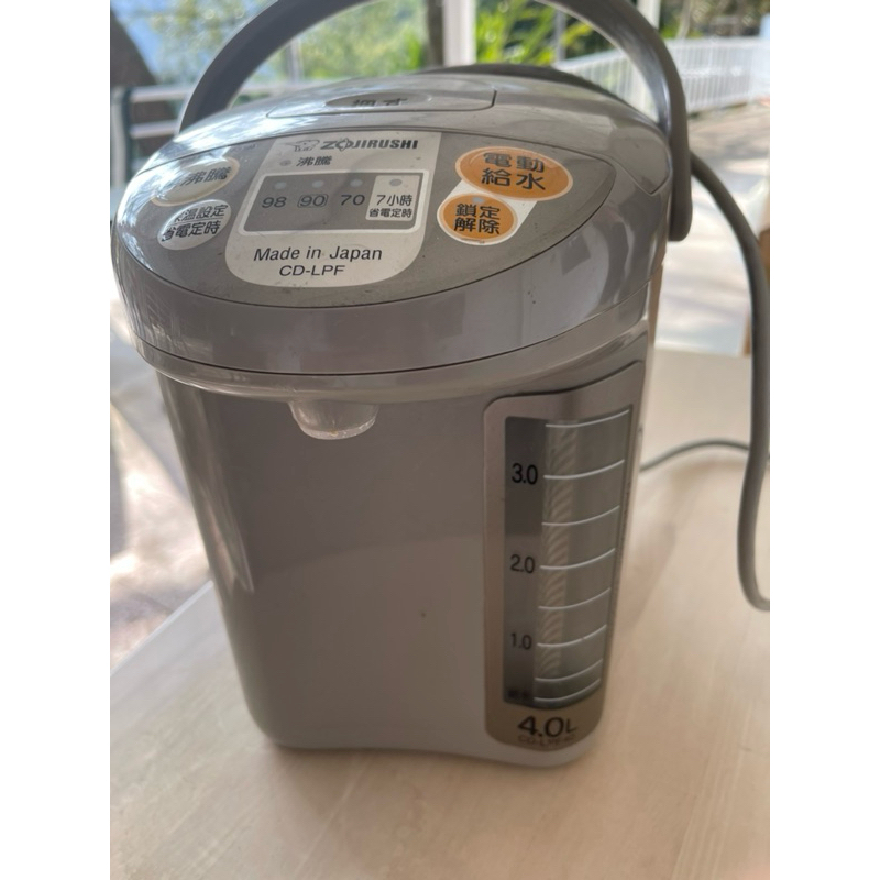 二手良品 ZOJIRUSHI 象印 4公升 4L 微電腦 電動熱水瓶 CD-LPF40 2018年製造