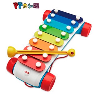 【搬遷清倉特賣品】Fisher-Price 費雪 彩虹鐵琴 音樂玩具 幼兒玩具 原廠公司貨 寶寶共和國