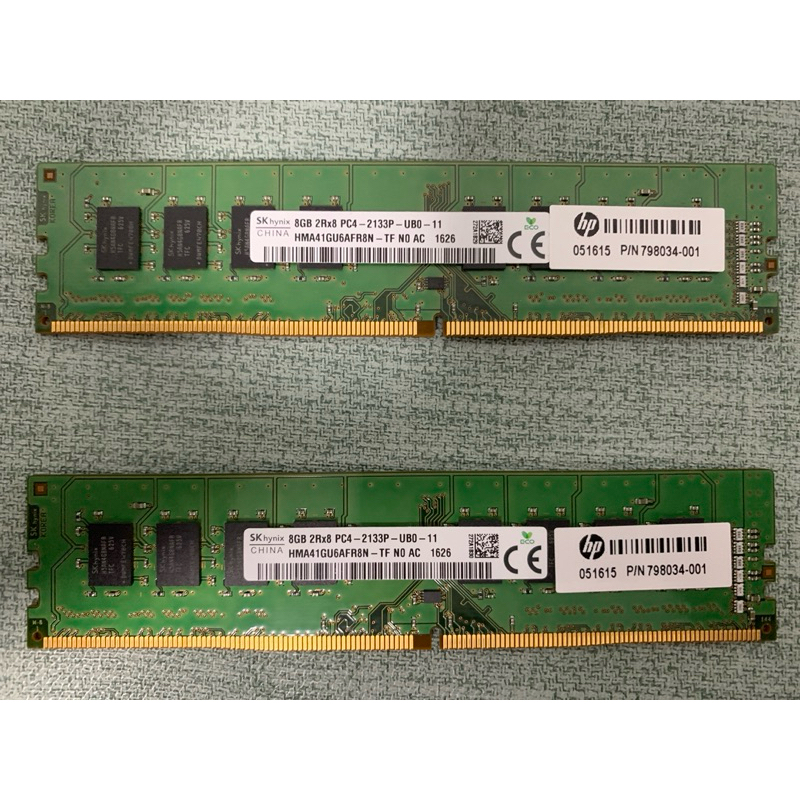 自售 SKhynix 海力士記憶體 SDRAM DDR3 8GB 2Rx8 PC4-2133P-UB0-11