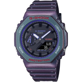 CASIO 卡西歐 G-SHOCK 電競玩家 炫彩烤漆 八角 手錶 GA-2100AH-6A