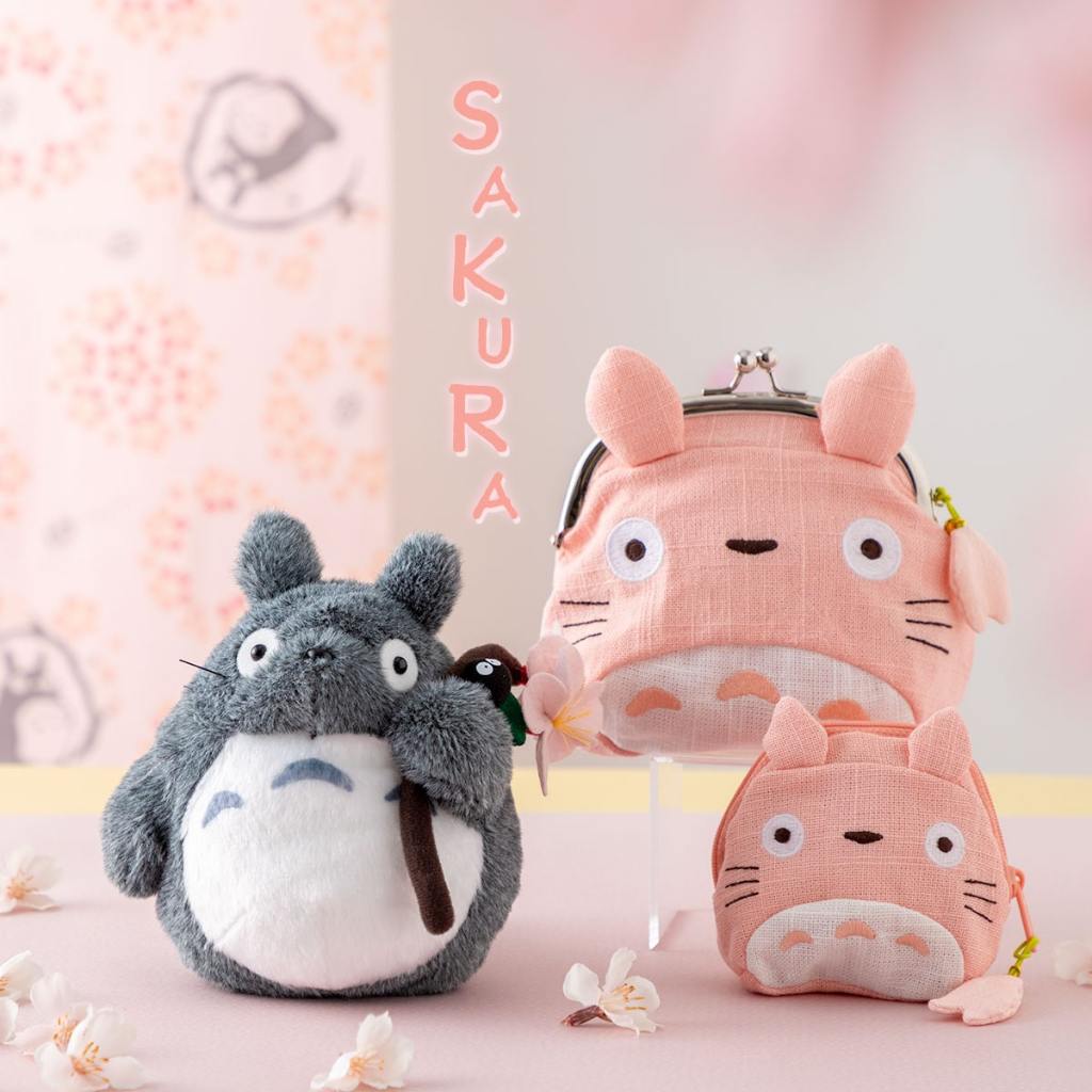 日本代購 吉卜力 龍貓 SAKURA 櫻花系列 小錢包 口金包 零錢包