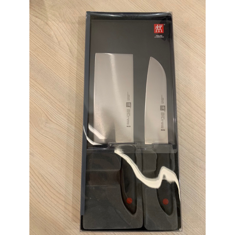 德國雙人牌Zwilling 日式廚刀+中式片刀 雙刀組 CW-SP1801