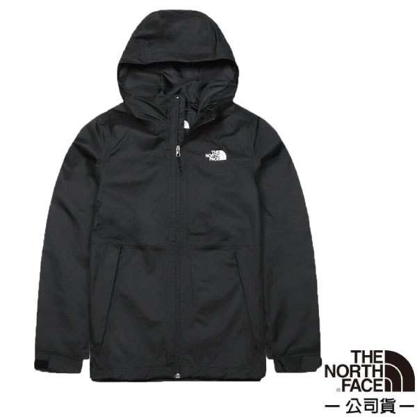 【美國 The North Face】男 款戶外休閒防風防潑水透氣外套 夾克 風衣/DRYVENT面料_黑_4UDN