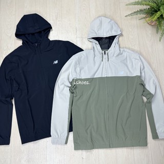 現貨 iShoes正品 New Balance 男款 連帽 防風 運動 外套 MJ41018BK MJ41018DEK