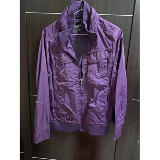 EDWIN紫色風衣外套