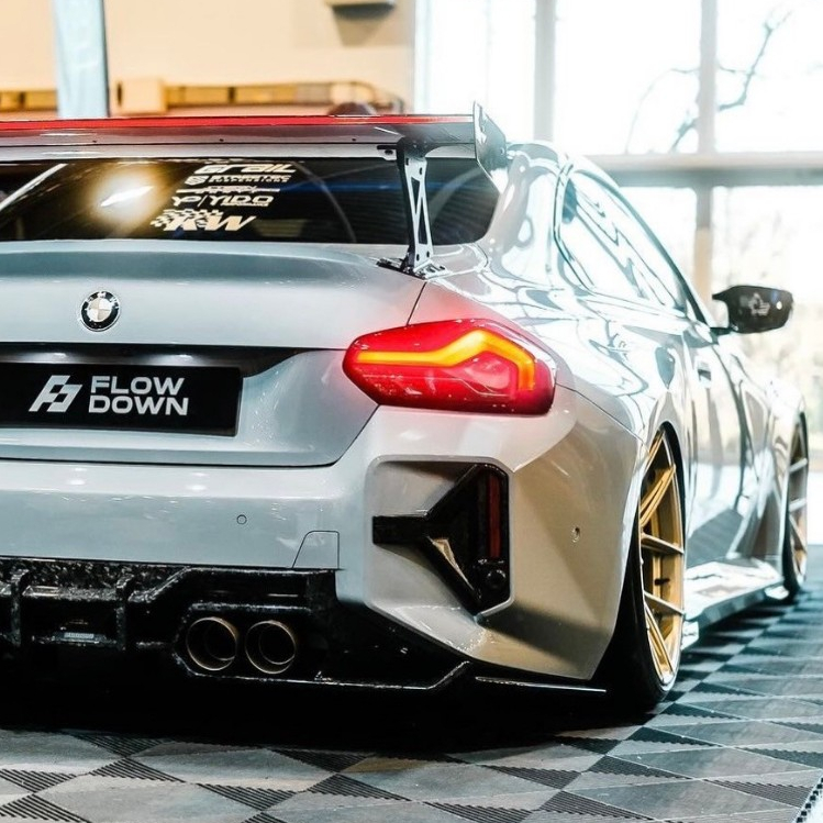 【現貨 / 乾碳】BMW G87 M2 升級 Sooqoo 乾式碳纖維 後保桿飾蓋 飾板 熱壓 預浸布 碳纖維 卡夢