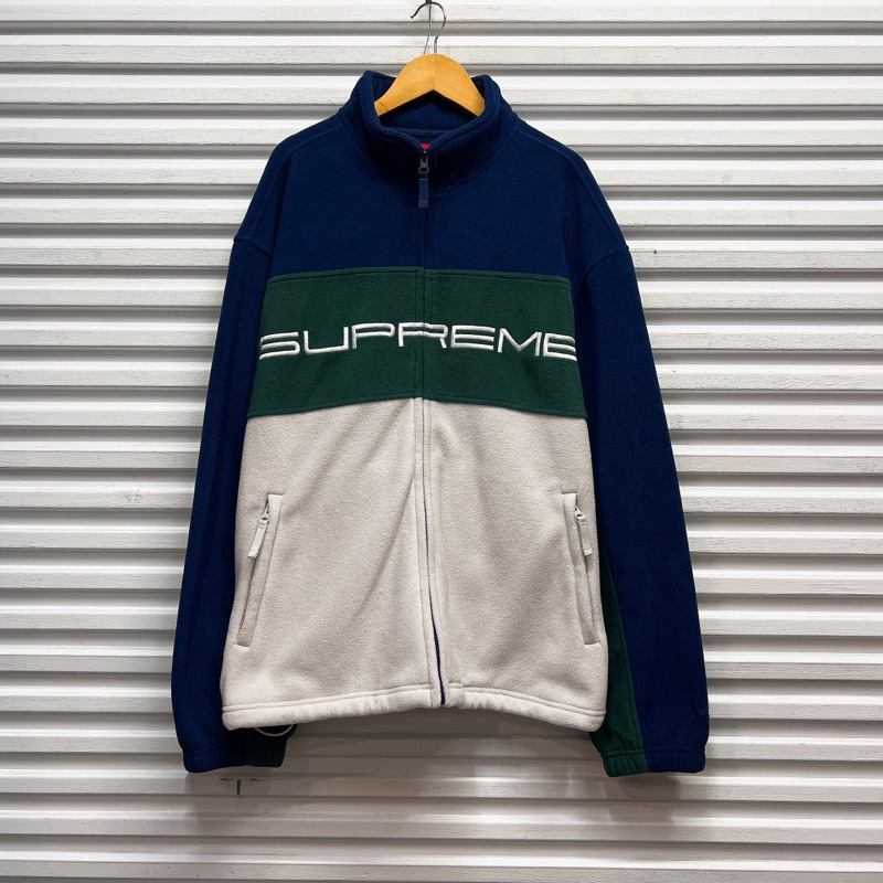 《OPMM》-［SUPREME] Supreme fleece jacket 拼接搖粒絨外套