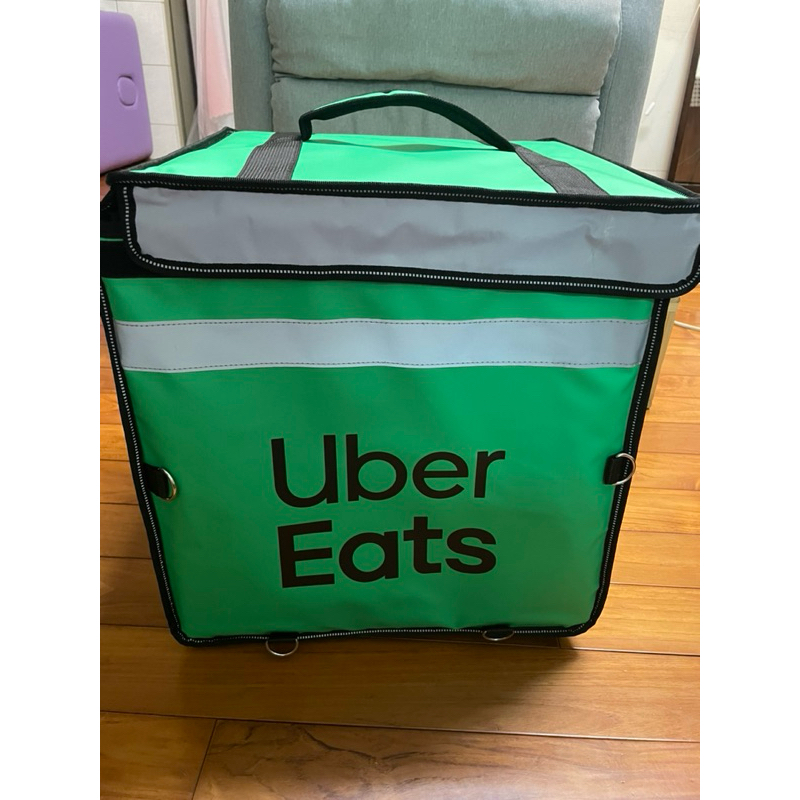 全新Uber Eats 2023年版原廠 外送包 保溫箱 +背心 外送箱