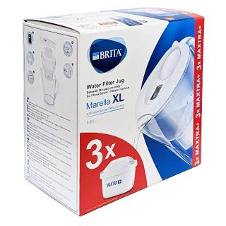 BRITA 濾水壺 MARELLA馬利拉 白色3.5L 1壺3芯