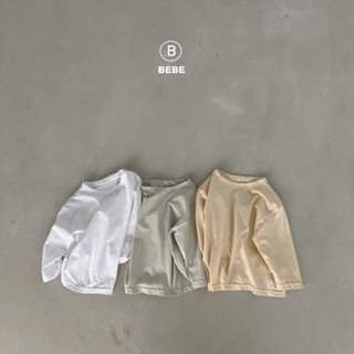 Bella 四季寶寶素色薄t恤【現貨白色】寶寶上衣 防曬上衣 嬰兒上衣 打底衣 韓國童裝 兒童上衣 寶寶衣服 嬰兒衣服