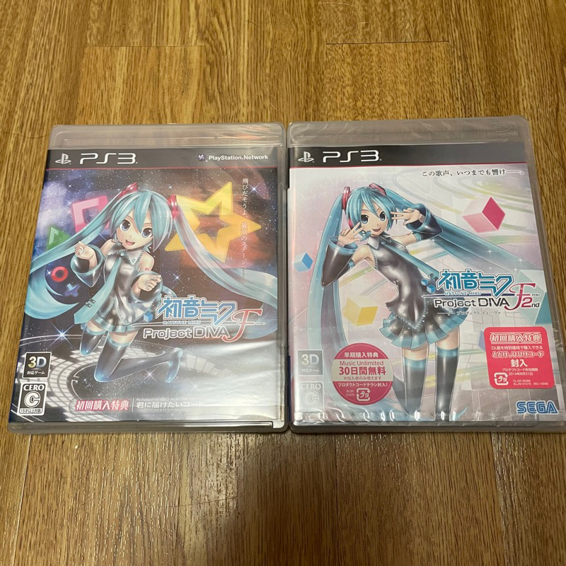 二手+全新 PS3 初音未來 名伶計劃 F F2 合賣