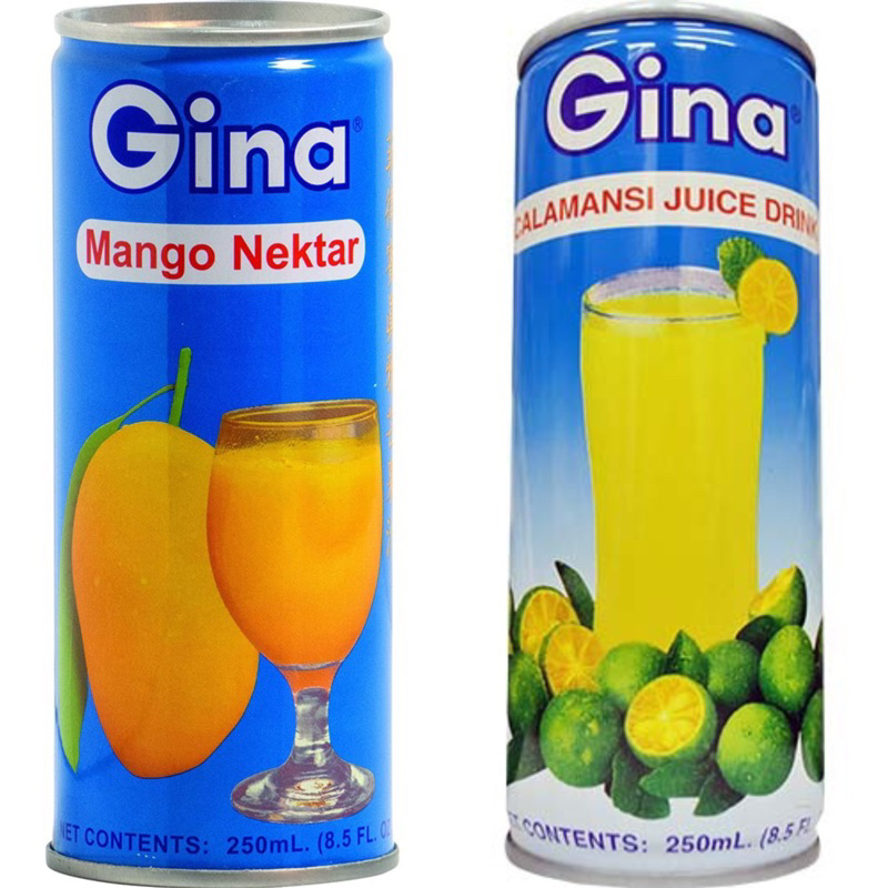 菲律賓🇵🇭Gina Mango juice Calamansi 真雅 芒果汁 金桔 240ml 果汁 飲料
