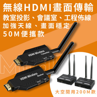 MildLife 無線HDMI 無線投屏器 HDMI 無線投影 無線圖傳 手機投影 HDMI無線傳輸器 Netflix