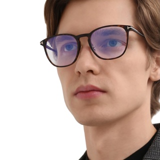 TOM FORD 光學眼鏡 TF5700B 052 經典T字威靈頓大方框 - 金橘眼鏡