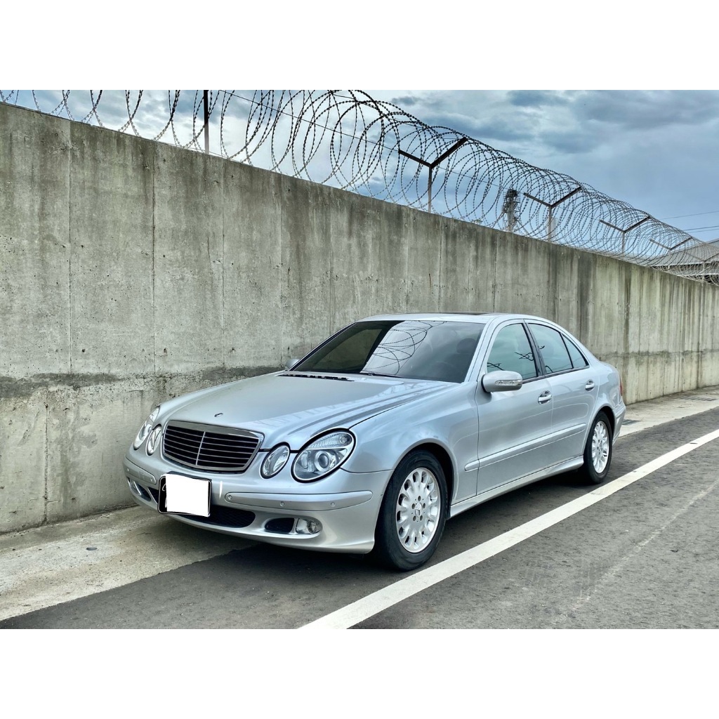 2006 Benz E280 3.0 銀#強力過件9 #強力過件99%、#可全額貸、#超額貸、#車換車結清