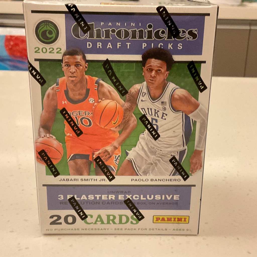 Panini 2022 NBA Chronicles Draft Picks Blaster 球員卡 卡盒（開放預購中）