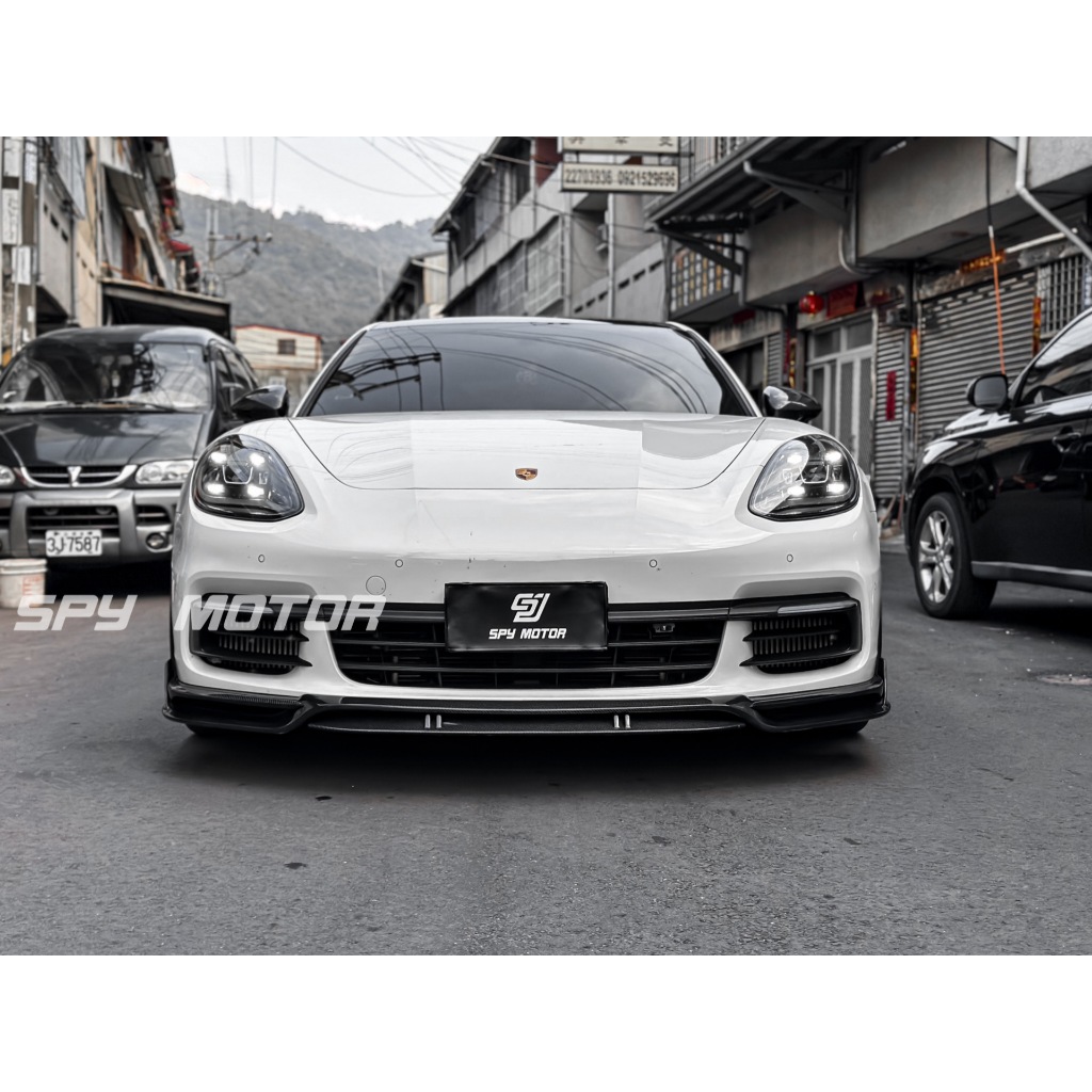 【SPY MOTOR】保時捷 Porsche Panamera 971 碳纖維前下巴 兩件式