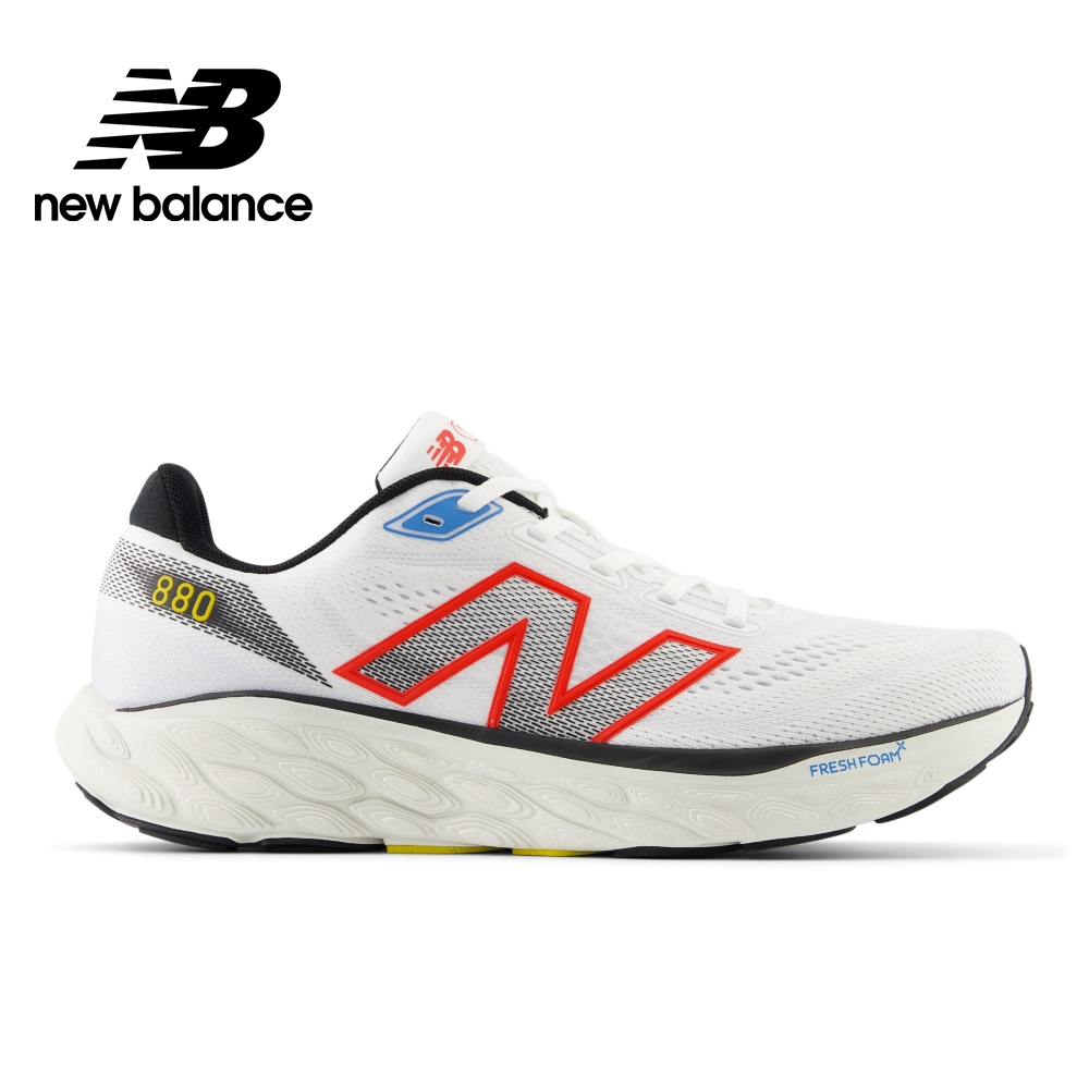 【New Balance】 NB 慢跑鞋_男性_白紅色_M880C14-2E楦 880