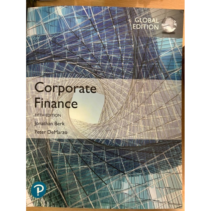 靜宜大學-財務管理原文書 corporate finance近全新二手書