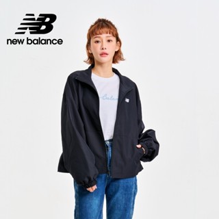 【New Balance】 NB 拉鍊風衣外套_女性_黑色_WJ41500BK