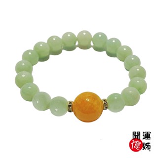 【A1寶石】天然緬甸冰糯種翡翠手珠手鍊-同手鐲保值(附證書)