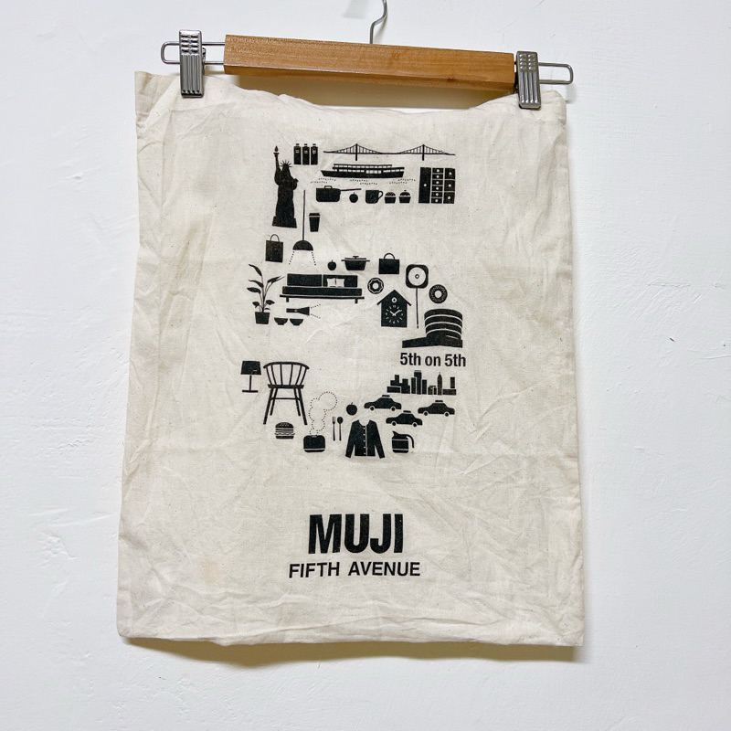 二手 Muji 無印良品紐約限定購物袋 托特包