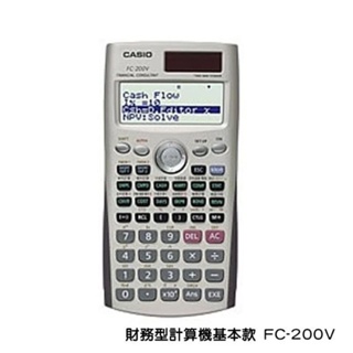 CASIO FC-200V 財務計算機