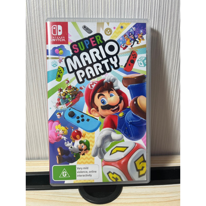 免運【Nintendo 任天堂】二手NS Switch 中文版 超級瑪利歐派對 Super Mario Party